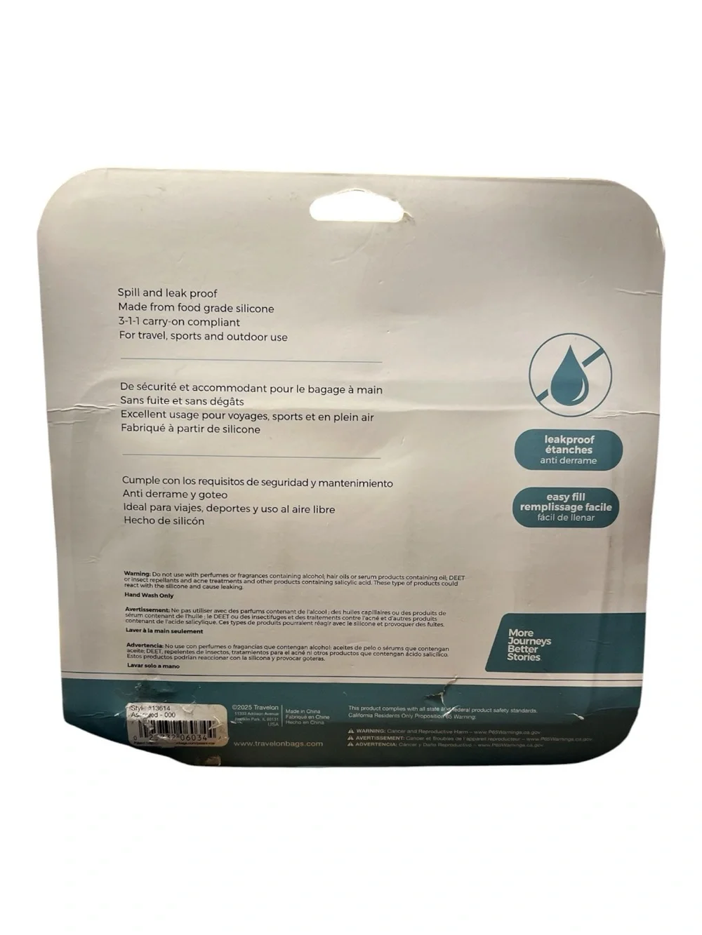 Travelon Travel Smart Tubes - Multi Color 3oz BPA Free (4 Pack)